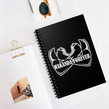 Load image into Gallery viewer, Wakanda forever Spiral Notebook - Ruled Line