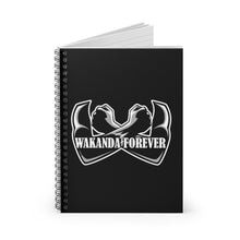 Load image into Gallery viewer, Wakanda forever Spiral Notebook - Ruled Line