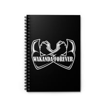 Load image into Gallery viewer, Wakanda forever Spiral Notebook - Ruled Line
