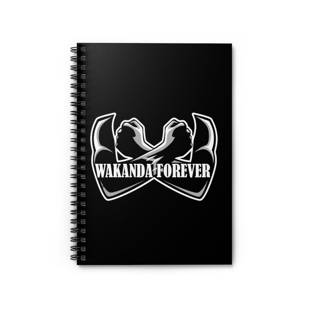 Wakanda forever Spiral Notebook - Ruled Line